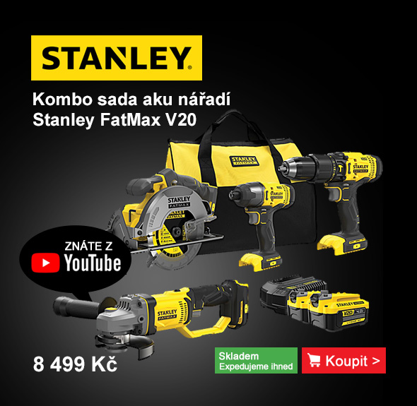 Kombo sada aku nářadí V20 18V 2x4,0Ah Stanley FatMax SFMCK469M2