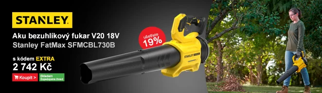 Aku bezuhlíkový fukar FATMAX V20 18V bez aku Stanley SFMCBL730B