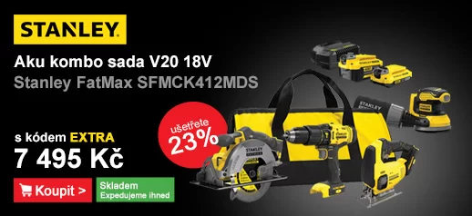 Kombinovaná sada V20 18V 1x2,0Ah 1x4,0Ah Stanley FatMax SFMCK412