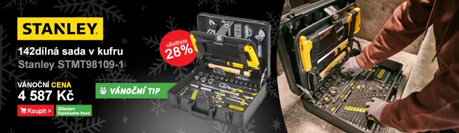 142dílná sada v montážním kufru Stanley STMT98109-1