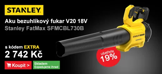 Aku bezuhlíkový fukar FATMAX V20 18V bez aku Stanley SFMCBL730B