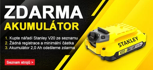 Baterie Stanley zdarma