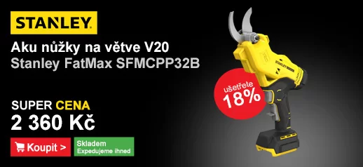 Aku nůžky na větve V20 18V bez aku Stanley FatMax SFMCPP32B