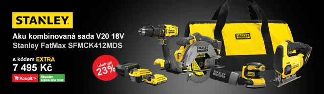 Kombinovaná sada V20 18V 1x2,0Ah 1x4,0Ah Stanley FatMax SFMCK412