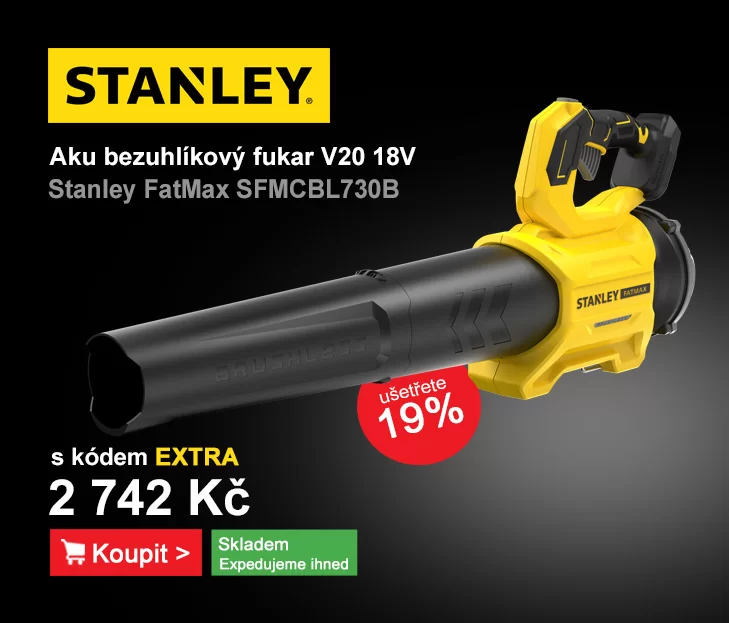 Aku bezuhlíkový fukar FATMAX V20 18V bez aku Stanley SFMCBL730B