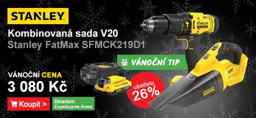 Kombinovaná sada V20 18V 1x2,0Ah Stanley FatMax SFMCK219D1