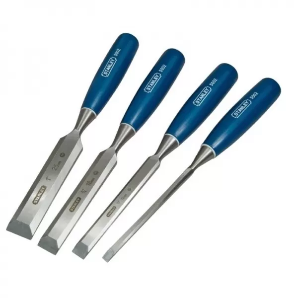 4-dílná sada dlát 5002 6, 12, 18 a 25mm Stanley 0-16-129