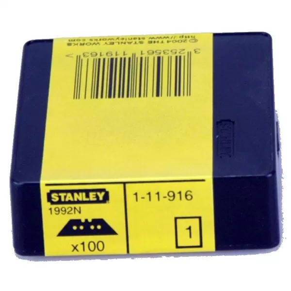 Čepel 1992 s otvorem 100ks Stanley 1-11-916