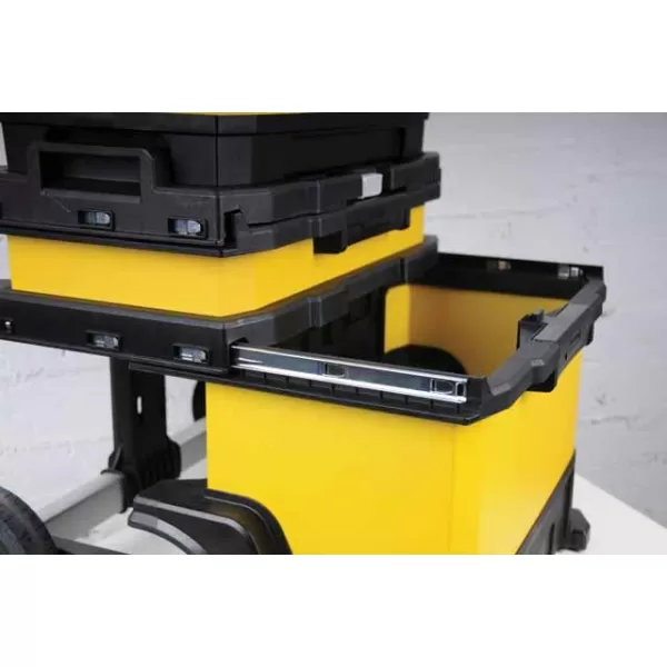 Kovo plastový pojízdný montážní box STANLEY 1-95-621