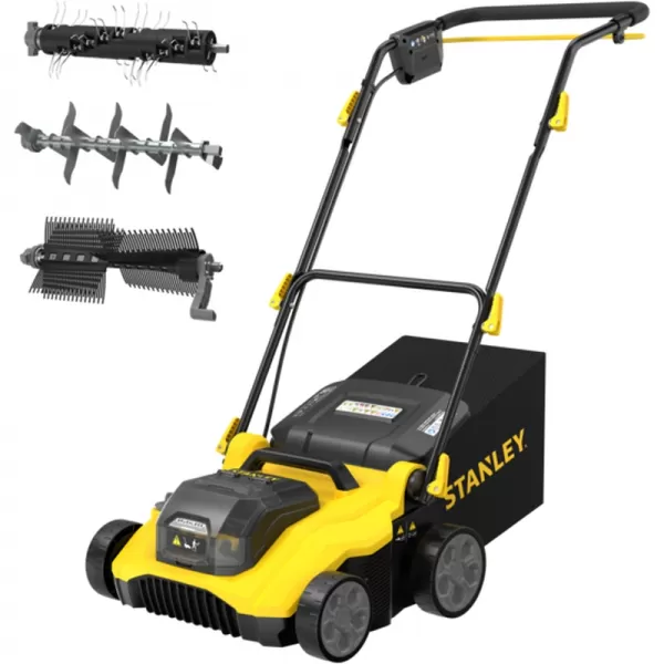 Aku vertikutátor V20 2x20V 2x4,0Ah Stanley FATMAX SCOEP3801M2