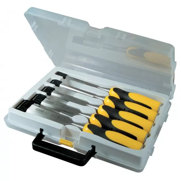 5-ti dílná sada dlát Dynagrip v kufříku 6, 12, 18, 25 a 32mm Stanley 2-16-885