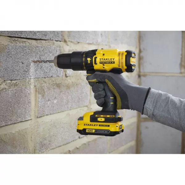 Aku bezuhlíková vrtačka 20V 18V 2x2,0 Stanley FatMax SFMCD710D2K