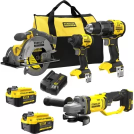 Kombo sada aku nářadí V20 18V 2x4,0Ah Stanley FatMax SFMCK459M2S