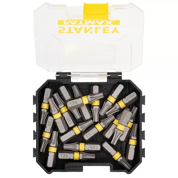 20dílná sada 25 mm bitů pro rázové utahováky T20 Stanley STA88570