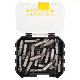 20dílná sada 25 mm bitů PZ2 Stanley STA88567