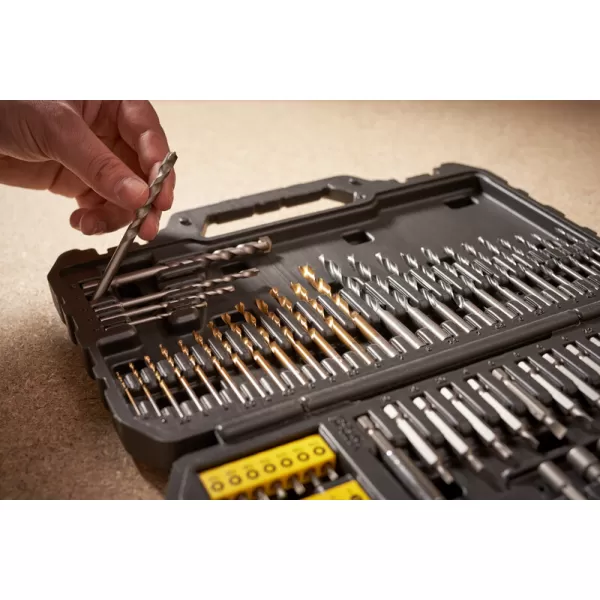 100dílná sada vrtáků a bitů Stanley STA88548