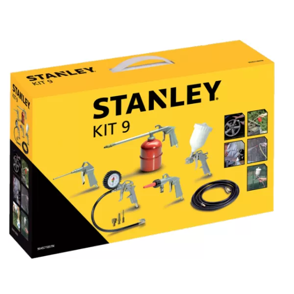 9dílná sada příslušenství ke kompresorům Stanley 9045718STN