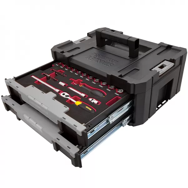 Gola sada do boxů TSTAK 1/4" 48ks Stanley FMHT0-74295