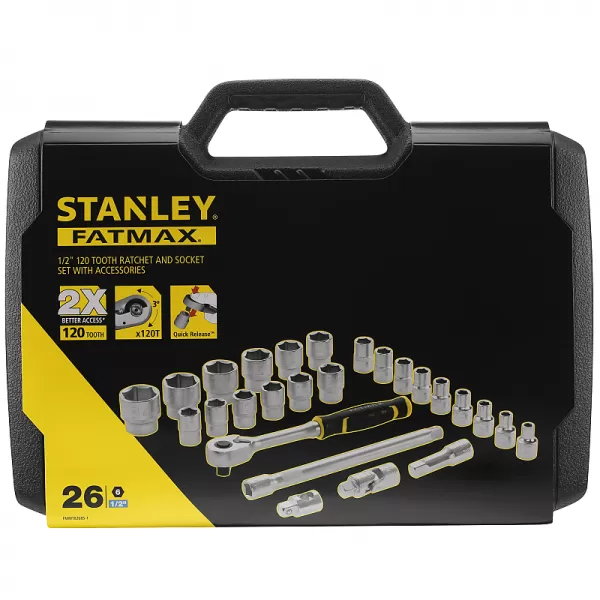 1/2" 26dílná sada hlavic FatMax STANLEY FMMT82685-1