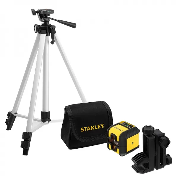 Samonivelační křížový laser se zeleným paprskem a stativem CUBIX STANLEY STHT77649-1