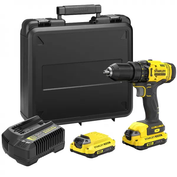Aku vrtačka V20 18V 2x1,5Ah Stanley FatMax SFMCD700C2K