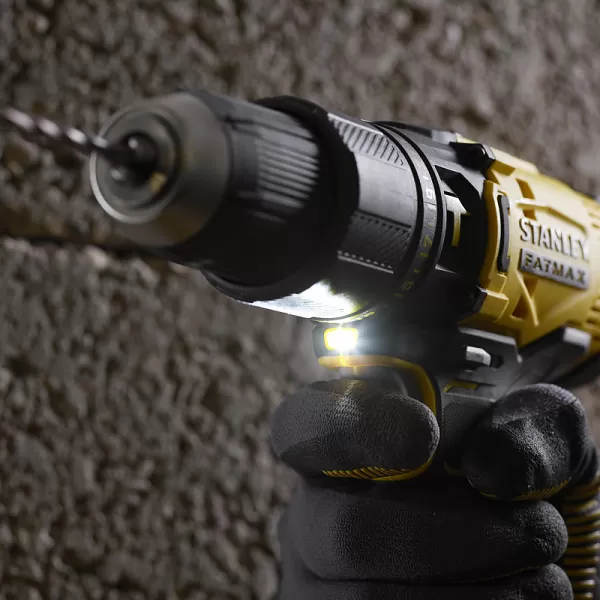 Aku příklepová vrtačka V20 18V 2x2,0Ah, příslušenství Stanley FatMax SFMCD711DSA