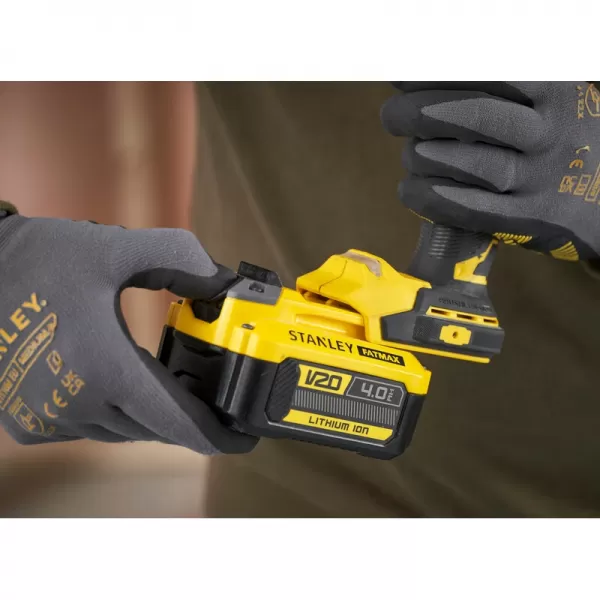 Aku bezuhlíková kombinovaná sada 18V 2x4,0Ah STANLEY FATMAX V20 SFMCK211M2T