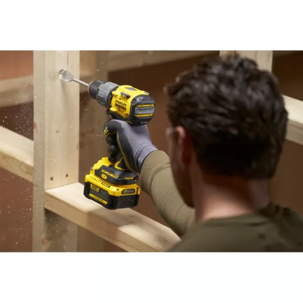 Aku bezuhlíková kombinovaná sada 18V 1x4,0Ah + 1x2,0Ah STANLEY FATMAX V20 SFMCK211MDT