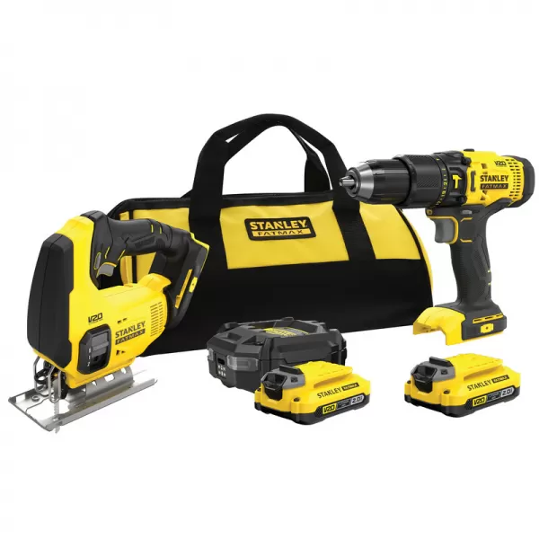 Kombinovaná sada V20 18V 2x2,0Ah Stanley FatMax SFMCK212D2S