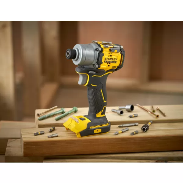 Aku bezuhlíkový rázový utahovák V20 18V 2x2,0Ah Stanley FatMax SFMCF830D2K